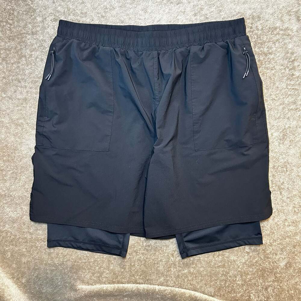 Proof Highline Performance Black Liner Athletic Shorts Size XL